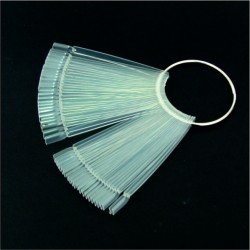 Paletar unghii pe inel cu 50 de unghii transparente Paletar unghii pe inel cu 50 de unghii transparente